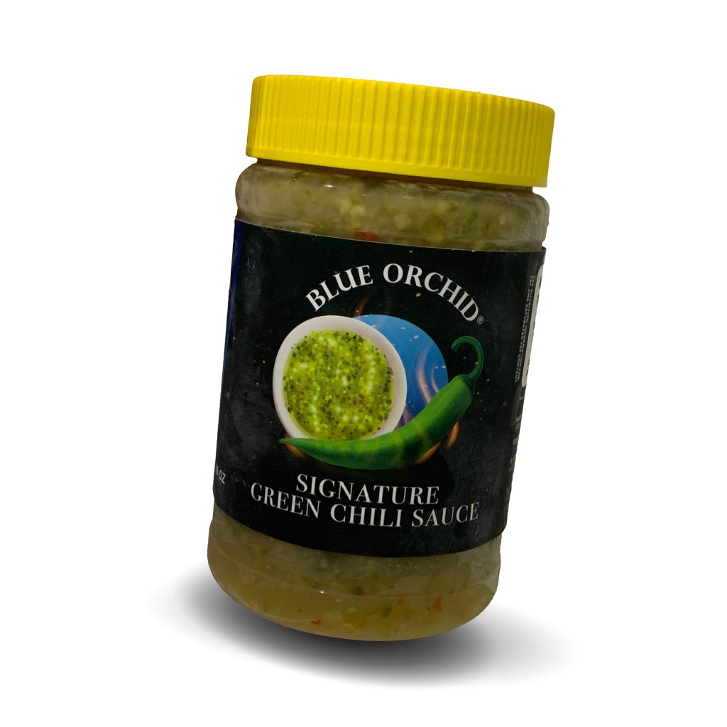 Blue Orchid Signature Green Chilies